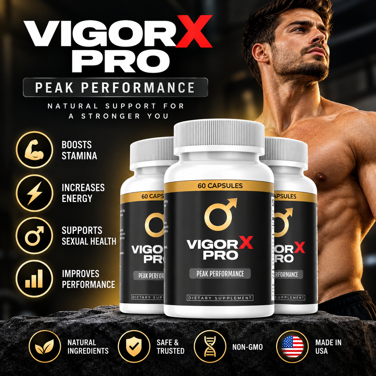 VigorX Pro official product bottle