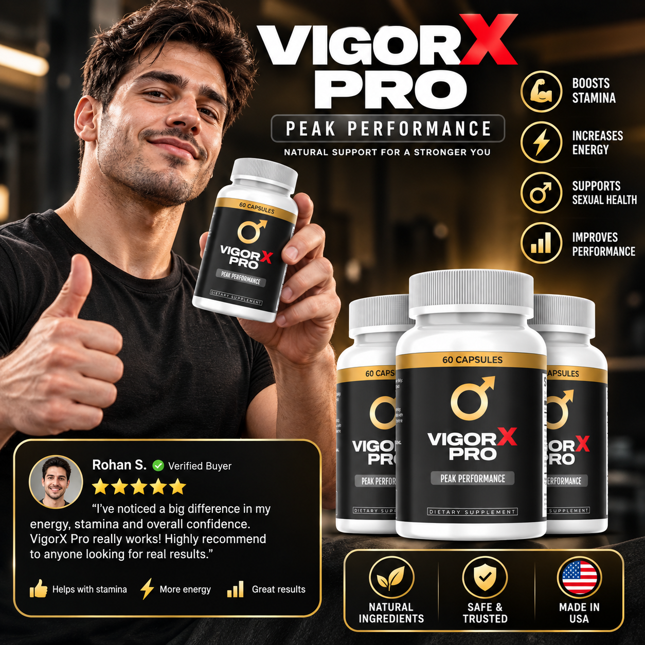 VigorX Pro product review overview