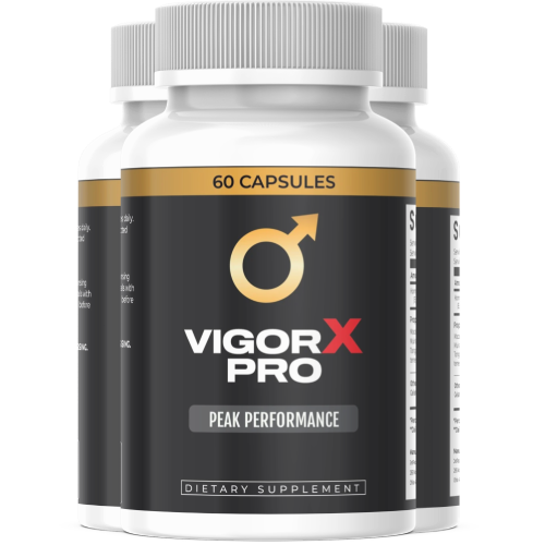 Three bottles of VigorX Pro, 90 day supply